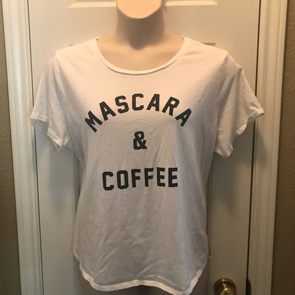 ❣️Old Navy Mascara & Coffee Shirt
